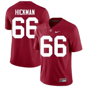 Roll Tide #66 Baker Hickman College Football Crimson Men High School Jersey 150436-901