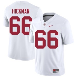 Bama Baker Hickman #66 Men College Football White Embroidery Jerseys 330702-288