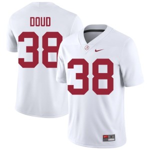 The Tide White #38 Men College Football Blake Doud Embroidery Jersey 577628-429
