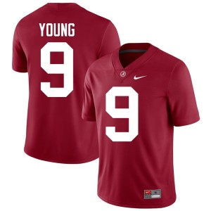 UA College Football 2026-27 #9 Bryce Young Mens Crimson Jerseys 101929-143