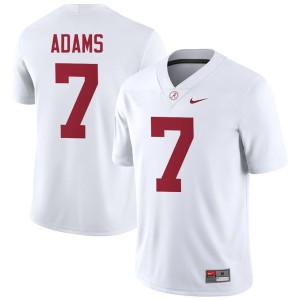 Roll Tide #7 White Cole Adams 2026 College Football Men's Jerseys 858090-250
