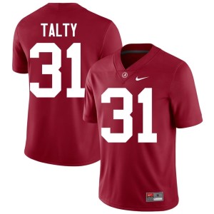 Go Bama Conor Talty #31 Men Crimson College Football Limited Jersey 940775-362