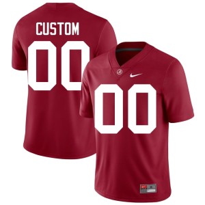 The Tide NCAA Crimson Custom #00 College Football Men's Jerseys 134650-470