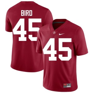 Bama #45 Crimson College Football Men's Embroidery David Bird Jerseys 962433-349