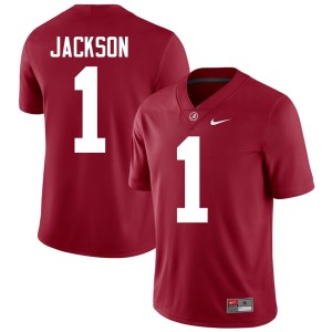 Crimson Tide Domani Jackson Mens Player #1 College Football Crimson Jerseys 175471-257