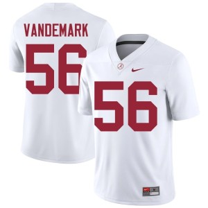 Crimson Tide #56 Limited Geno VanDeMark Men College Football White Jerseys 368986-414