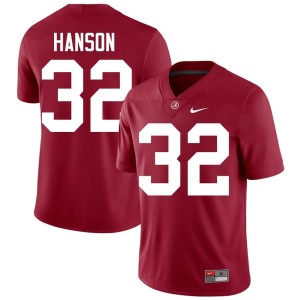 The Tide Limited College Football Griffin Hanson #32 Crimson Men Jerseys 376051-819