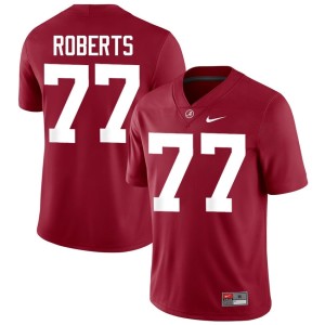 UA Crimson Tide 2026-27 Mens Crimson #77 Jaeden Roberts College Football Jerseys 658960-646
