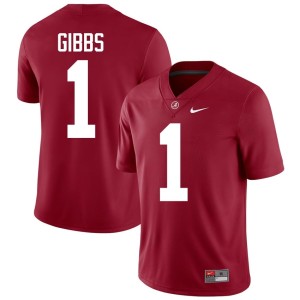 UA Crimson Tide Crimson College Football Embroidery Jahmyr Gibbs #1 Men Jerseys 750765-850
