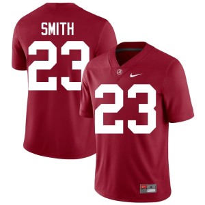 UA Crimson Tide Crimson College Football #23 James Smith Stitched Mens Jersey 104874-457