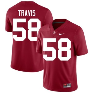 The Tide 2026-27 Crimson Men's College Football #58 Jamison Travis Jersey 516006-712