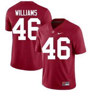 Bama #46 College Football Crimson Jay Williams High School Men Jerseys 162253-858