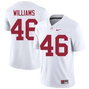 The Tide White Men Jay Williams College Football 2026-27 #46 Jersey 832033-828