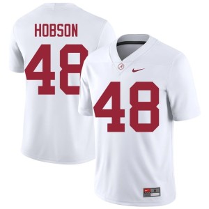 The Tide High School College Football White Men Jayden Hobson #48 Jerseys 858549-483