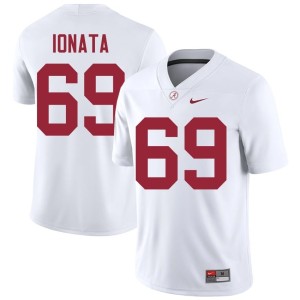 Roll Tide White #69 College Football Mens Official Joseph Ionata Jersey 439050-905