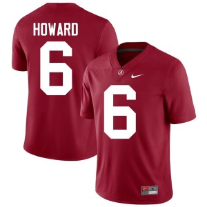 UA Crimson College Football #6 University Kameron Howard Men Jerseys 943369-823