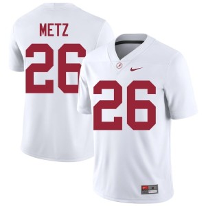 Roll Tide College Football White Men Luke Metz #26 Replica Jerseys 119904-955