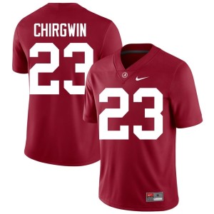 Bama Stitched College Football #23 MJ Chirgwin Men Crimson Jerseys 193137-682