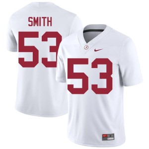 Go Bama Men College Football Alumni #53 White Mac Smith Jersey 837153-385