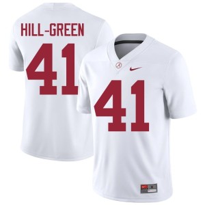 The Tide #41 College Football Alumni White Men's Nikhai Hill-Green Jerseys 718945-198