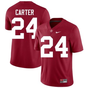 University of Alabama Mens University Crimson College Football Noah Carter #24 Jersey 862013-625