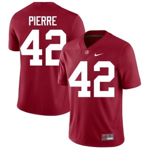The Tide Limited College Football Crimson #42 Yhonzae Pierre Men's Jersey 452130-562
