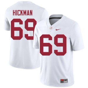The Tide #69 White College Football High School Mens Baker Hickman Jersey 889614-373