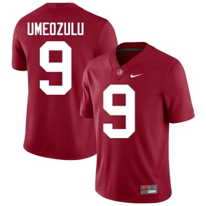 UA College Football Limited Crimson #9 Desmond Umeozulu Mens Jersey 287618-589