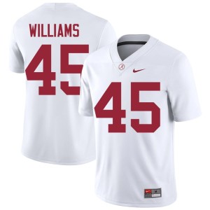 Roll Tide #45 College Football White Jay Williams 2026-27 Men's Jersey 851394-265