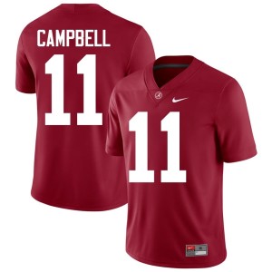 Bama Men's Crimson University Jihaad Campbell #11 College Football Jerseys 807943-460