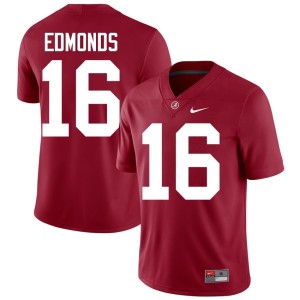 The Tide #16 Jorden Edmonds College Football High School Mens Crimson Jersey 581282-937