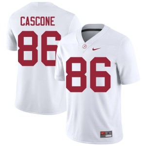 UA Crimson Tide Men's #86 White Jude Cascone 2026 College Football Jerseys 759666-587