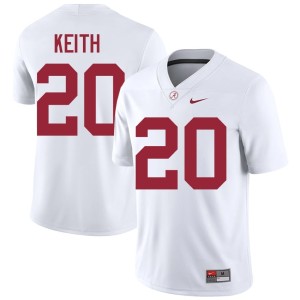 UA #20 White High School Khalifa Keith College Football Men Jerseys 271850-742