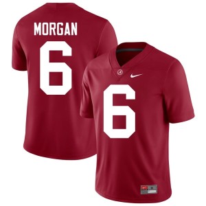UA Mens College Football 2026-27 #6 Red Morgan Crimson Jerseys 354724-202