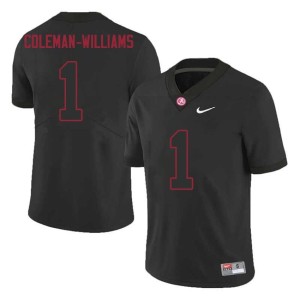 University of Alabama Mens #1 College Football Ryan Coleman-Williams Limited Black Jerseys 974091-698