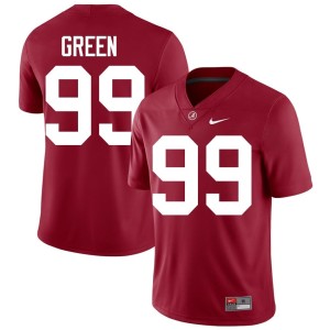 UA #99 Mens Game Terrance Green College Football Crimson Jerseys 832848-313