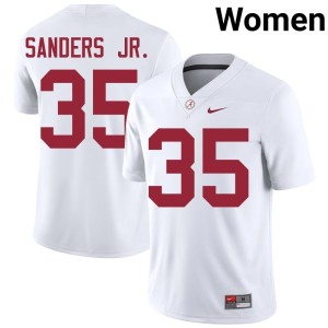 University of Alabama Womens Abduall Sanders Jr. White Game College Football #35 Jersey 813089-643