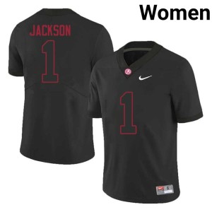 Alabama Women Limited Domani Jackson #1 Black College Football Jersey 836443-540