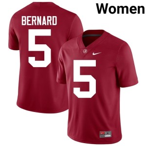 Roll Tide Crimson Women's Germie Bernard High School College Football #5 Jerseys 831557-587