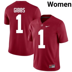 The Tide Womens Jahmyr Gibbs Crimson High School #1 College Football Jersey 788676-781