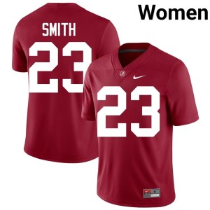 Bama Womens Crimson #23 James Smith Replica College Football Jerseys 656058-234