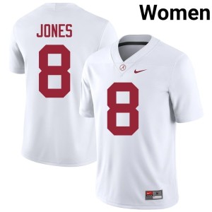 Crimson Tide Women's White #8 Julio Jones College Football Game Jersey 268902-865