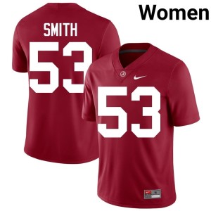 Crimson Tide Mac Smith College Football Crimson Game Women #53 Jersey 194695-345