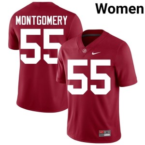 Go Bama College Football 2026 Crimson Roq Montgomery Women #55 Jerseys 160494-515