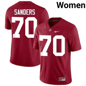 Bama Crimson #70 College Football Womens 2026-27 William Sanders Jerseys 674094-937