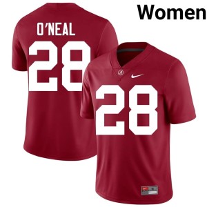 Bama College Football Women's Carmelo O'Neal Crimson 2026-27 #28 Jerseys 177215-660