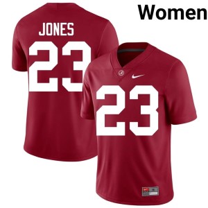 The Tide Crimson #23 Cayden Jones Women's College Football Embroidery Jerseys 100712-136