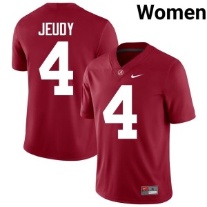 Bama College Football Crimson Women's Jerry Jeudy Alumni #4 Jerseys 362600-757
