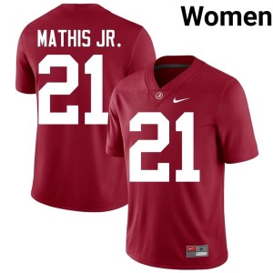 Alabama Crimson Tide Crimson Womens College Football Maurice Mathis Jr. University #21 Jersey 193036-535