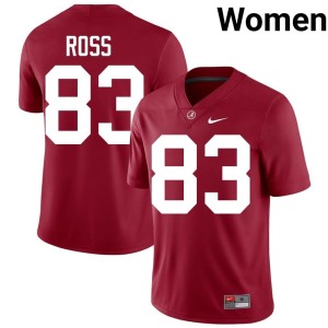 Roll Tide Women's Crimson College Football #83 Warner Ross 2026 Jerseys 312501-458